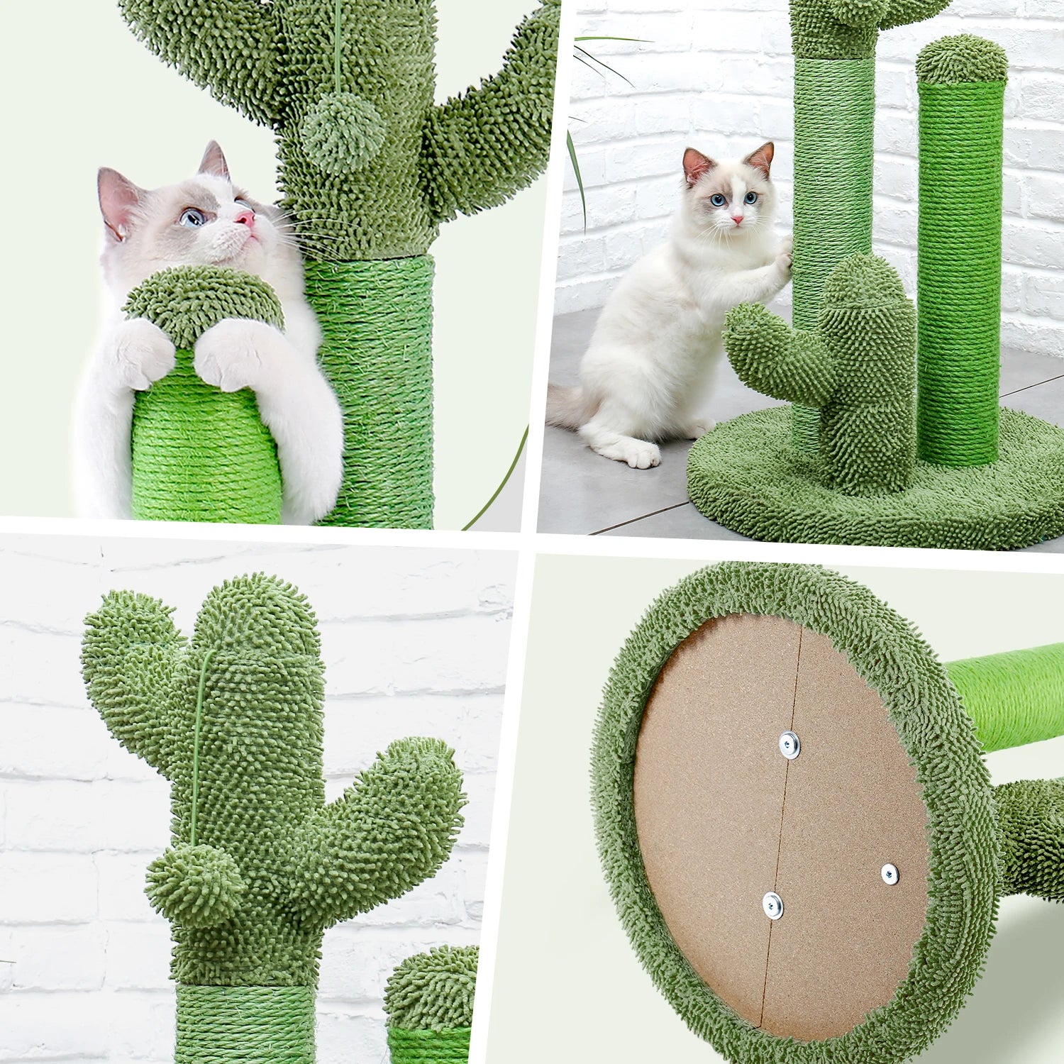 Cactus Cat Scratching Post – Fun, Durable & Interactive Scratch Tower