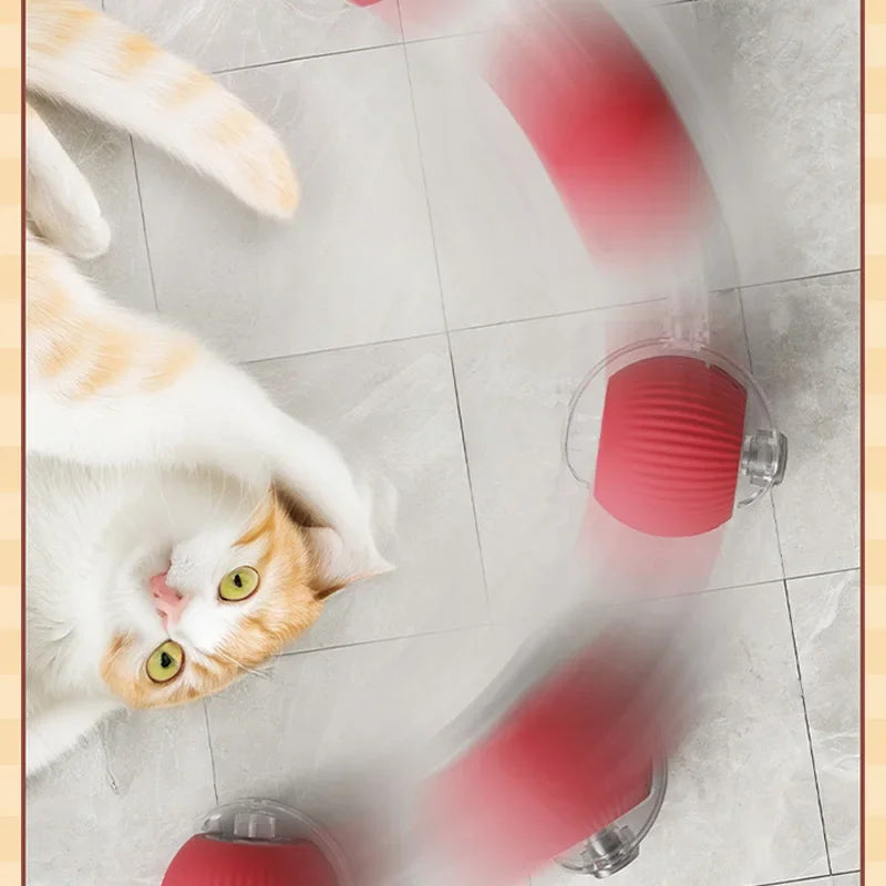Automatic Interactive Cat Ball – Smart Rolling Toy for Endless Fun