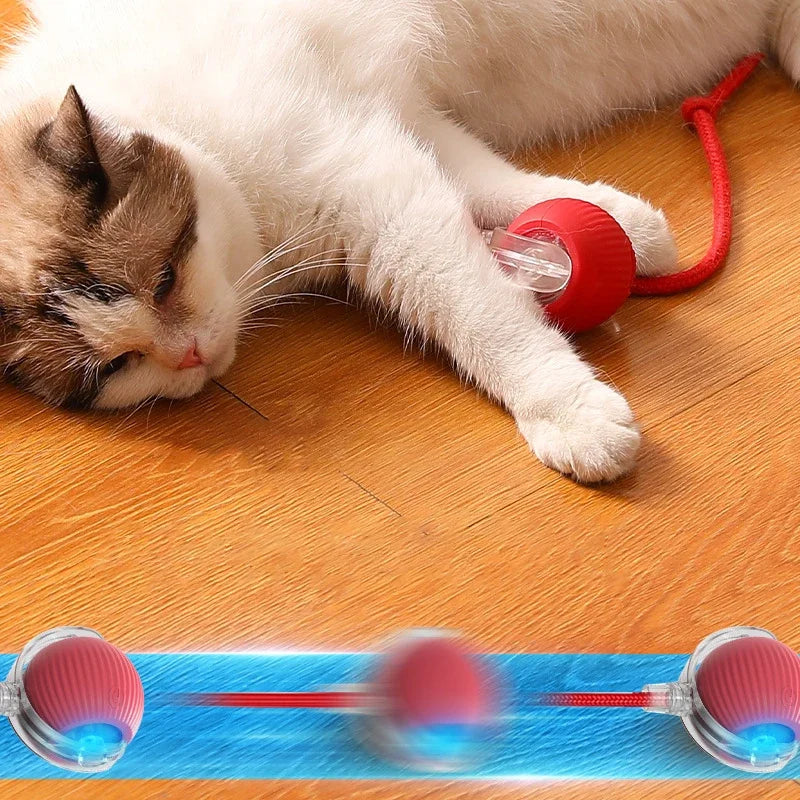 Automatic Interactive Cat Ball – Smart Rolling Toy for Endless Fun