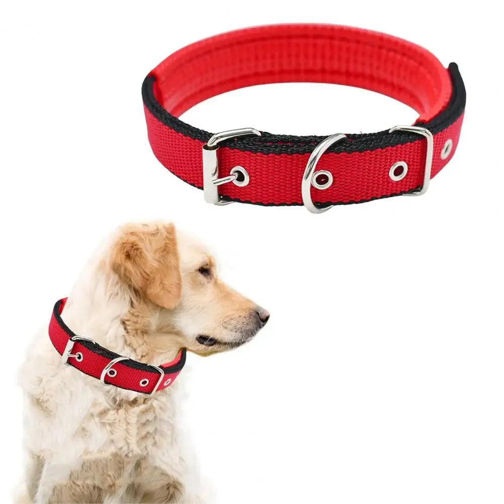 🐶 Adjustable Nylon Dog Collar – Durable, Comfortable & Secure 🦴