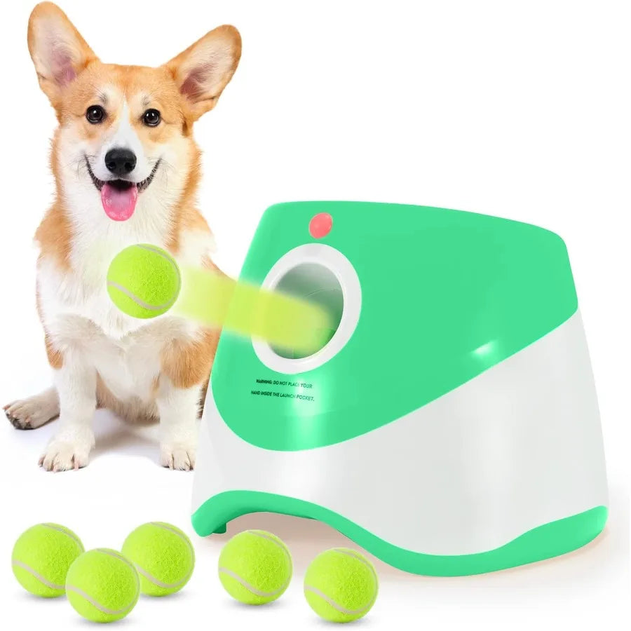 Automatic Dog Ball Launcher – Hands-Free Fetch Toy for Endless Fun🎾🐶