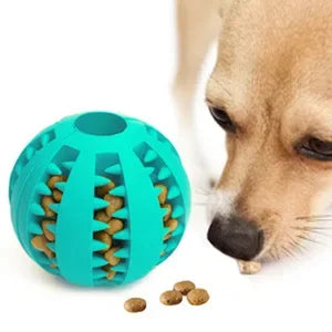 Interactive Dog Ball – Treat Dispenser & Chew Toy for Small Dogs & Puppies 🐶🎾