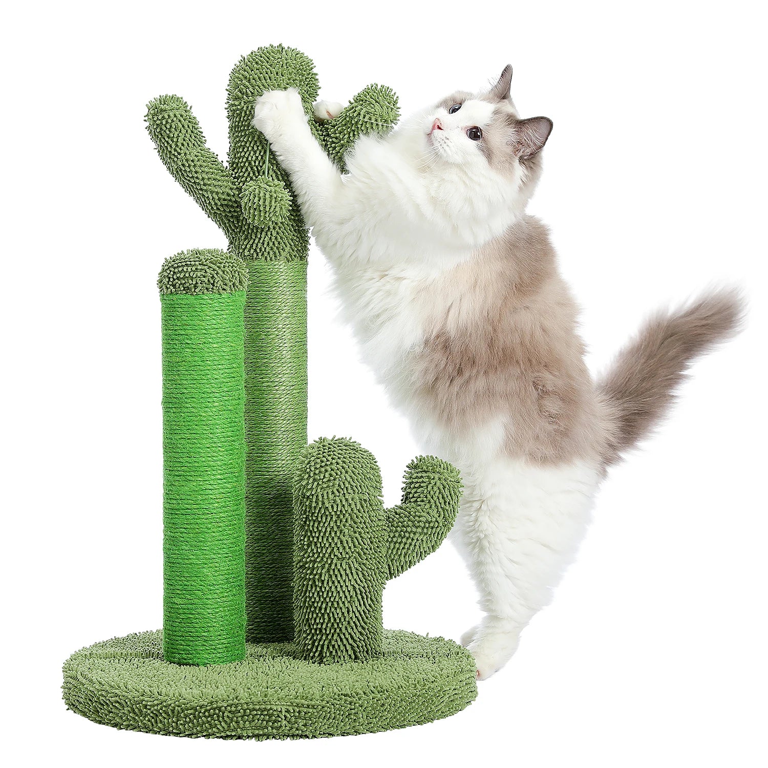 Cactus Cat Scratching Post – Fun, Durable & Interactive Scratch Tower