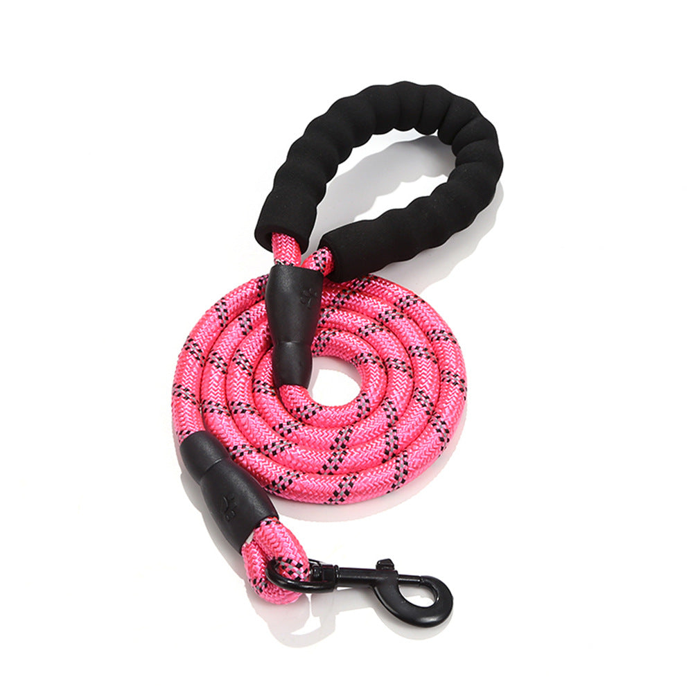 Heavy-Duty Reflective Dog Leash – No-Pull, Durable & Comfortable for All Breeds🐾