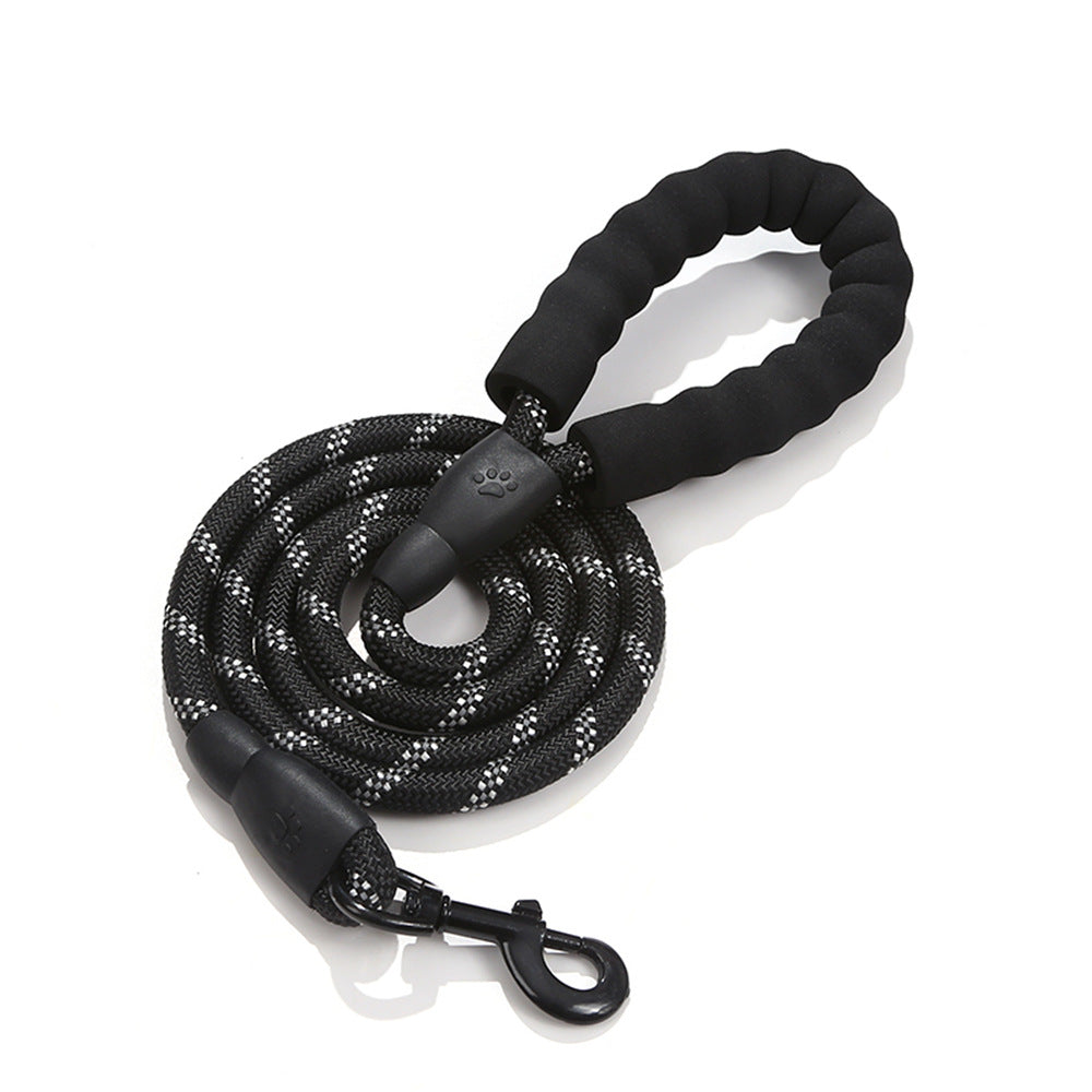 Heavy-Duty Reflective Dog Leash – No-Pull, Durable & Comfortable for All Breeds🐾