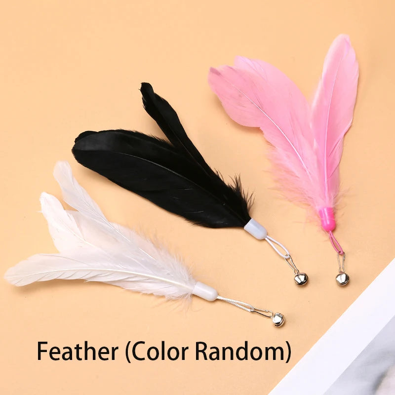 Interactive Suction Cup Cat Toy – Hands-Free, Feather Teaser & Fun