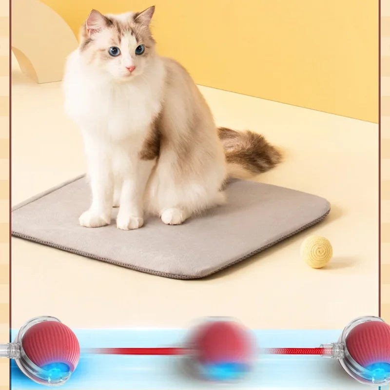 Automatic Interactive Cat Ball – Smart Rolling Toy for Endless Fun