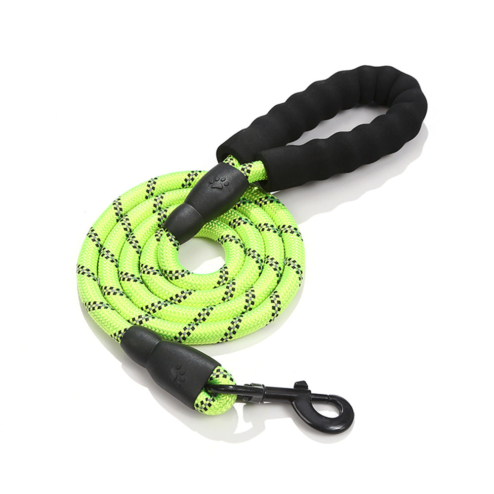 Heavy-Duty Reflective Dog Leash – No-Pull, Durable & Comfortable for All Breeds🐾