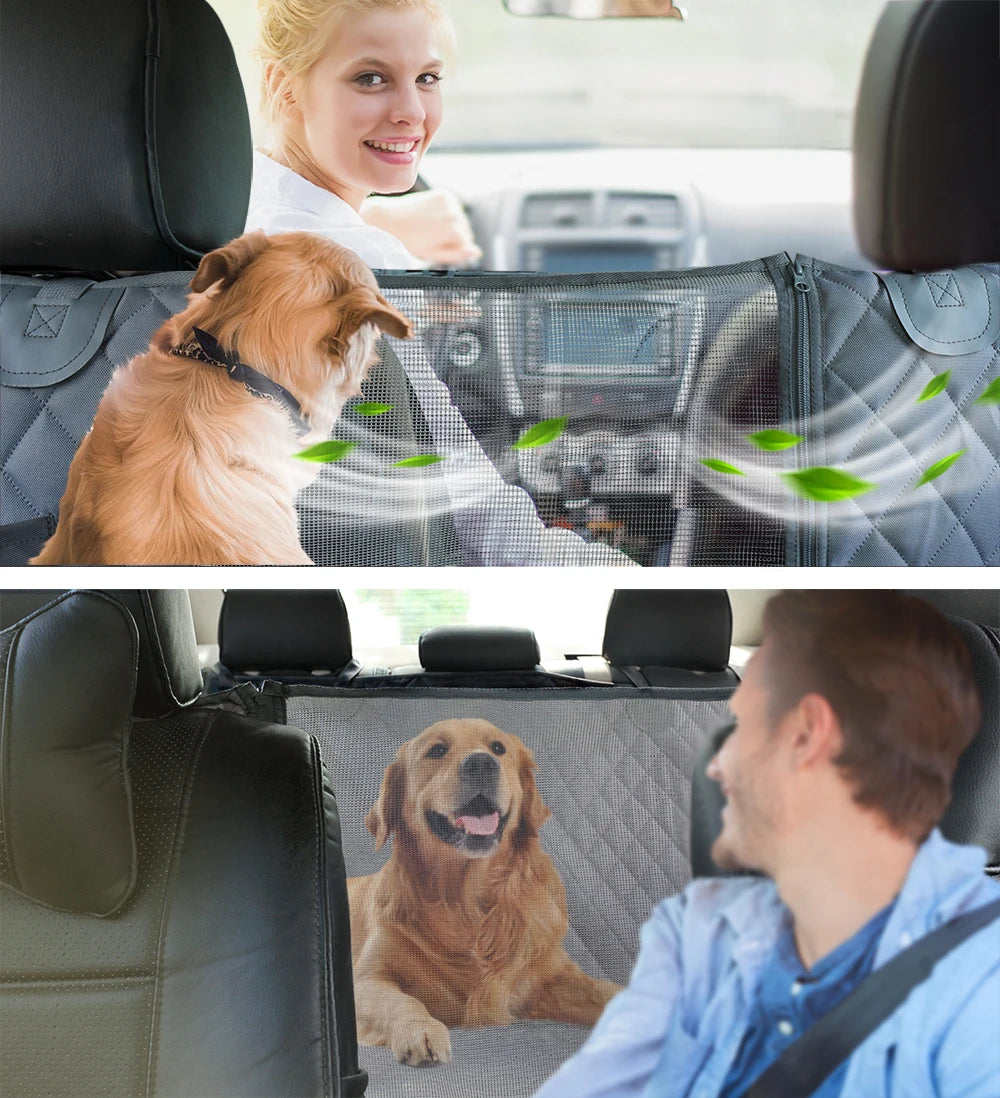 Waterproof Dog Car Hammock – Scratch-Resistant Seat Cover for Pets