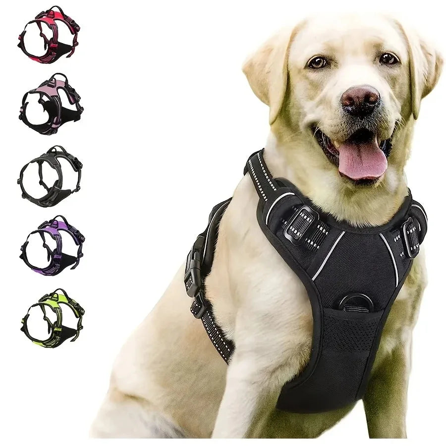 Adjustable Breathable Puppy Harness – Safe, Lightweight &amp; Stylish for Small Dogs🐾