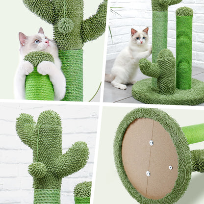 Cactus Cat Scratching Post – Fun, Durable &amp; Interactive Scratch Tower