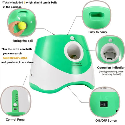 Automatic Dog Ball Launcher – Hands-Free Fetch Toy for Endless Fun🎾🐶