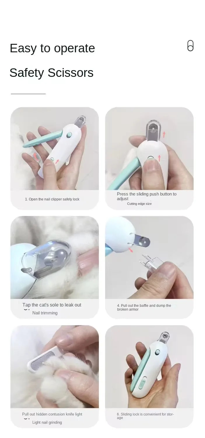 Professional Cat Nail Clippers – Safe &amp; Easy Grooming for Cats &amp; Small Pets