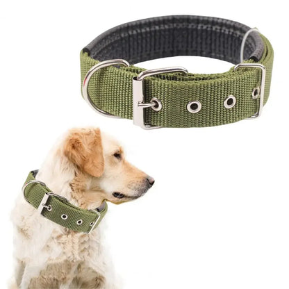 🐶 Adjustable Nylon Dog Collar – Durable, Comfortable &amp; Secure 🦴