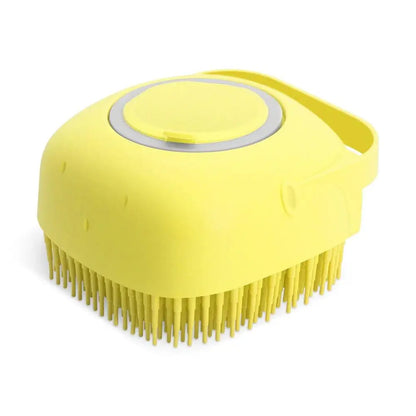 Silicone Pet Bath Brush – Soft Scrubber for Dogs &amp; Cats