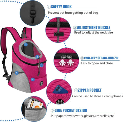 Portable Dog Carrier Bag – Stylish &amp; Secure Pet Travel Bag for Dogs &amp; Cats