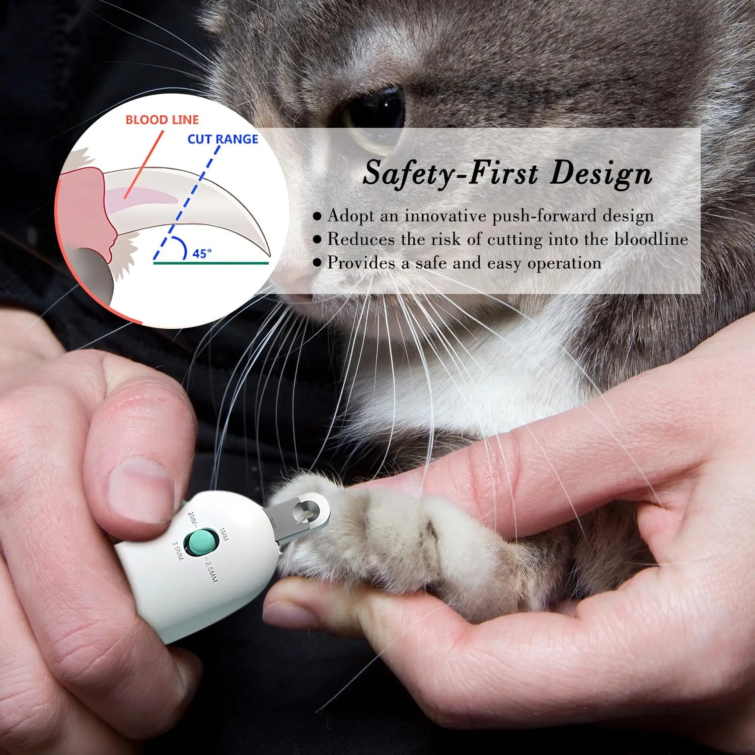 Professional Cat Nail Clippers – Safe &amp; Easy Grooming for Cats &amp; Small Pets