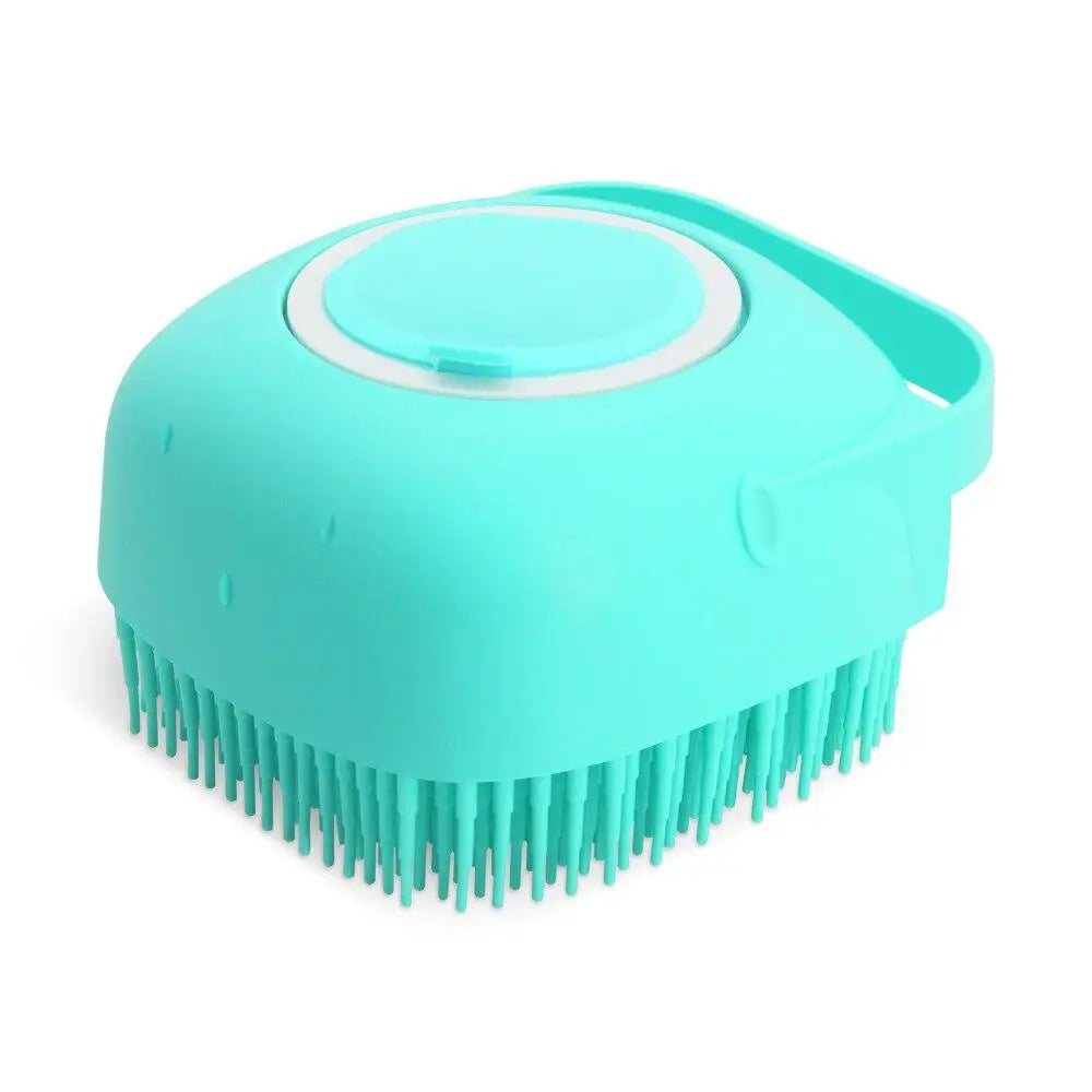 Silicone Pet Bath Brush – Soft Scrubber for Dogs &amp; Cats