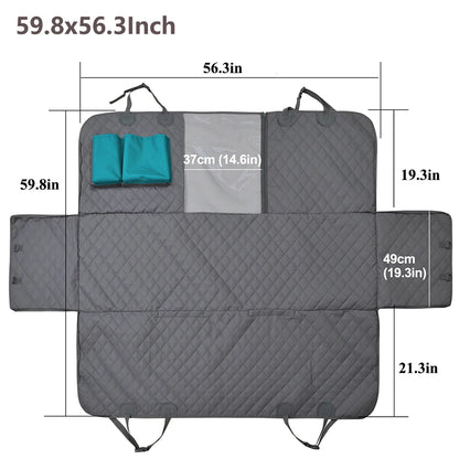 Waterproof Dog Car Hammock – Scratch-Resistant Seat Cover for Pets
