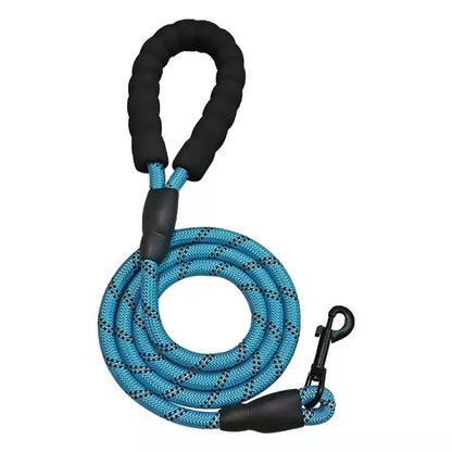 Heavy-Duty Reflective Dog Leash – No-Pull, Durable &amp; Comfortable for All Breeds🐾