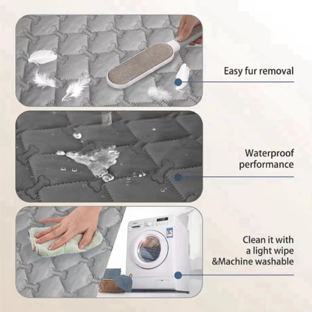 Waterproof Dog Sofa Protector – Reversible Couch &amp; Bed Cover for Pets