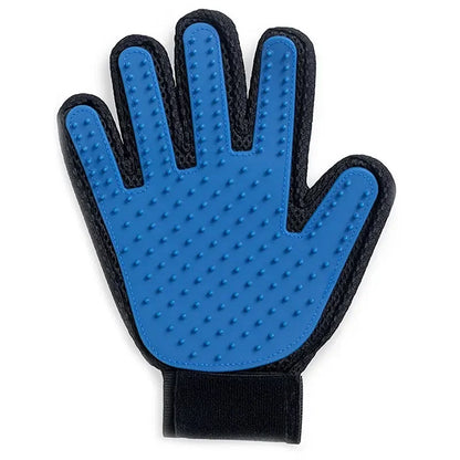 Silicone Pet Grooming Gloves – Gentle Deshedding &amp; Massaging Brush for Cats &amp; Dogs