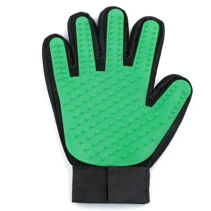 Silicone Pet Grooming Gloves – Gentle Deshedding &amp; Massaging Brush for Cats &amp; Dogs