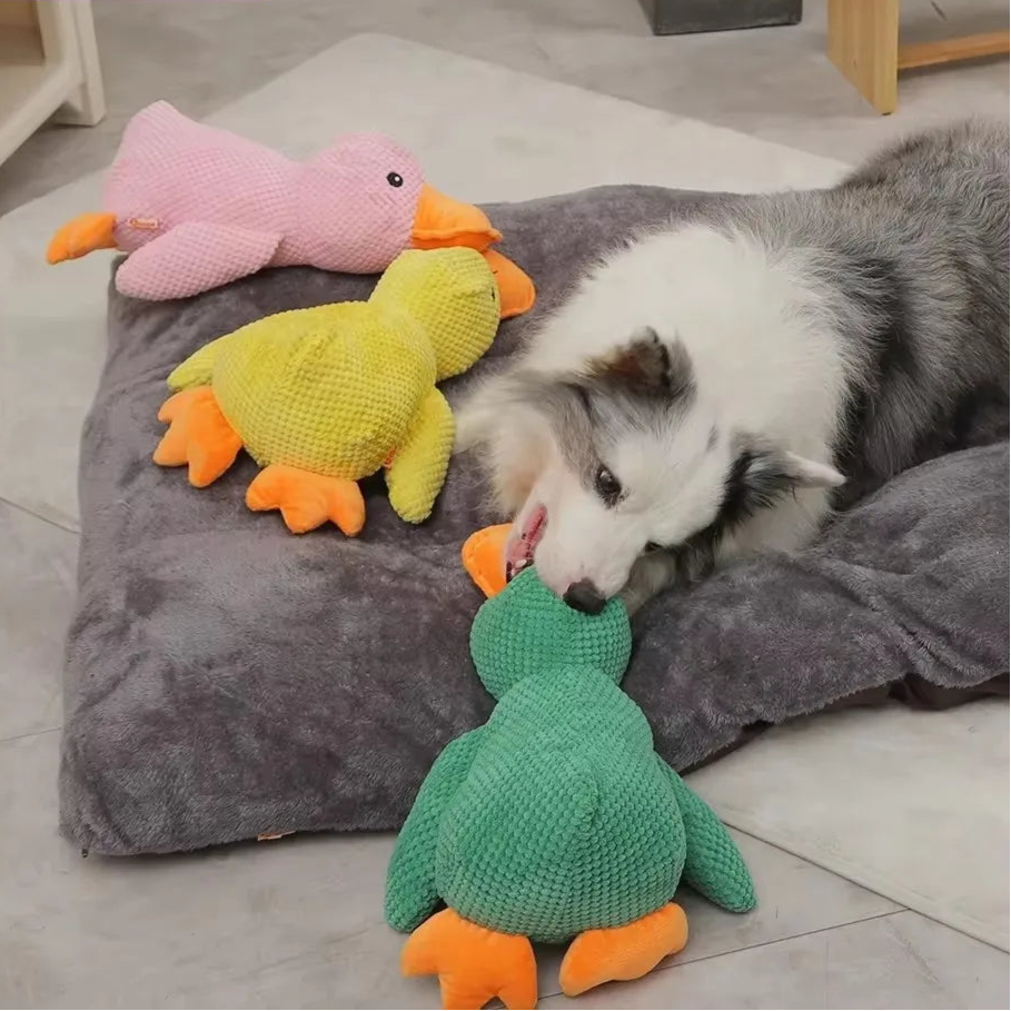 Plush Squeaky Dog Toy – Soft, Durable &amp; Interactive Chew Toy for Dogs🐶🎾