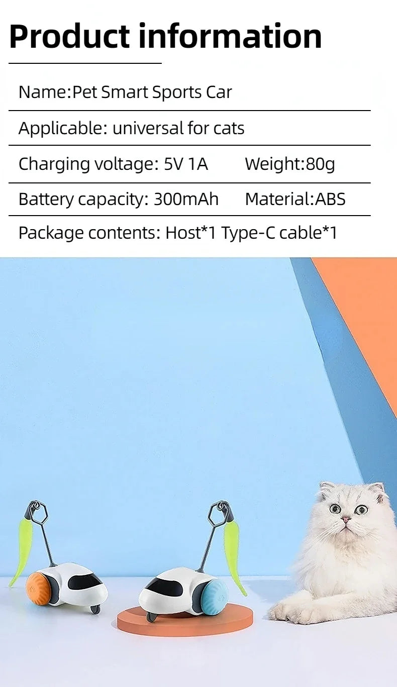 Smart Remote Cat Toy – Interactive, Rechargeable &amp; Fun for Playful Cats